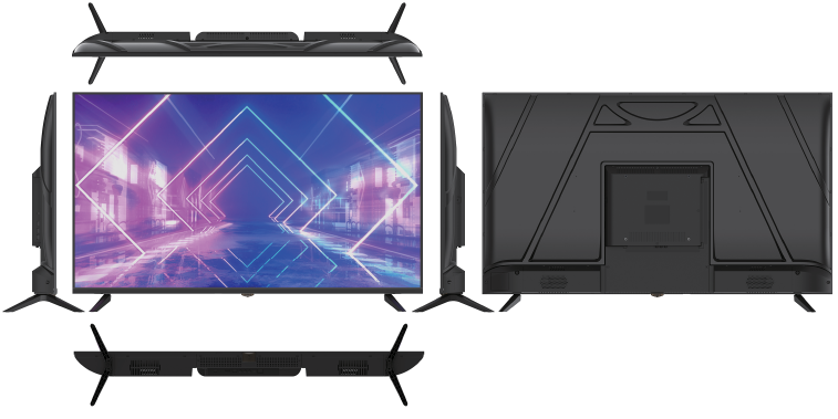 samsonic tv smart tv android tv digital tv netflix youtube google teknologi canggih bezel tipis gambar tajam harga murah